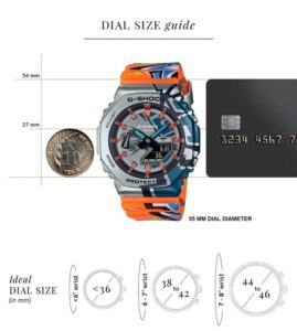 G-Shock GM2100 with silver metal body - Image 3