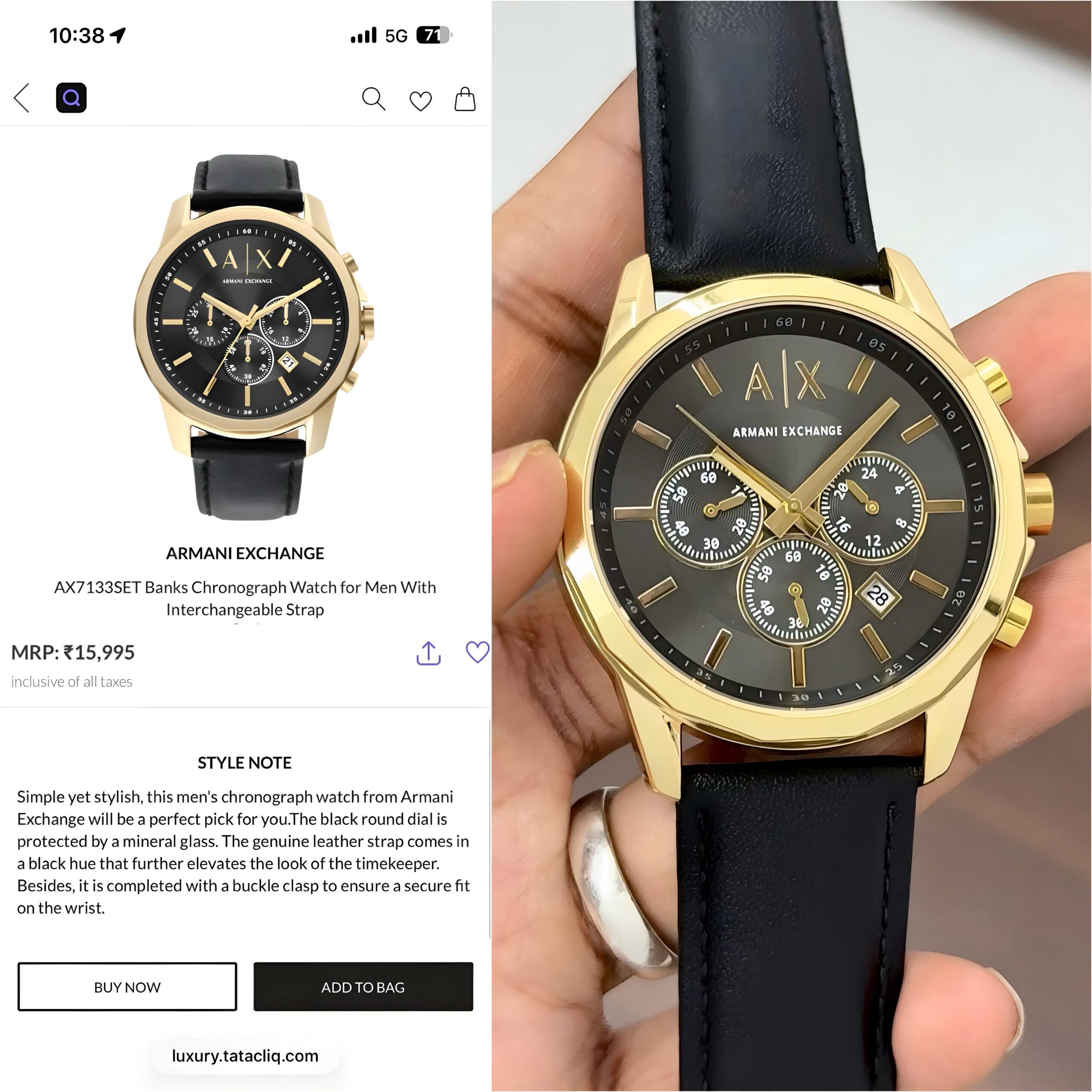 Armani Exchange- AX7133 - Image 3