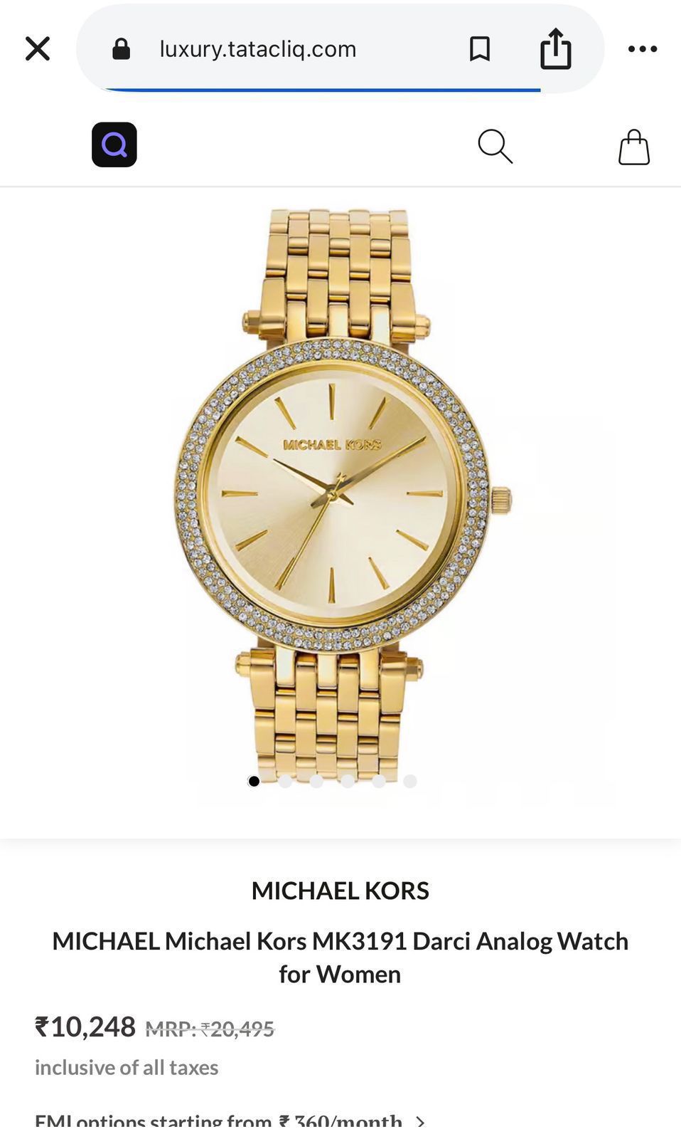 Michael Kors Darci Watch - Image 6