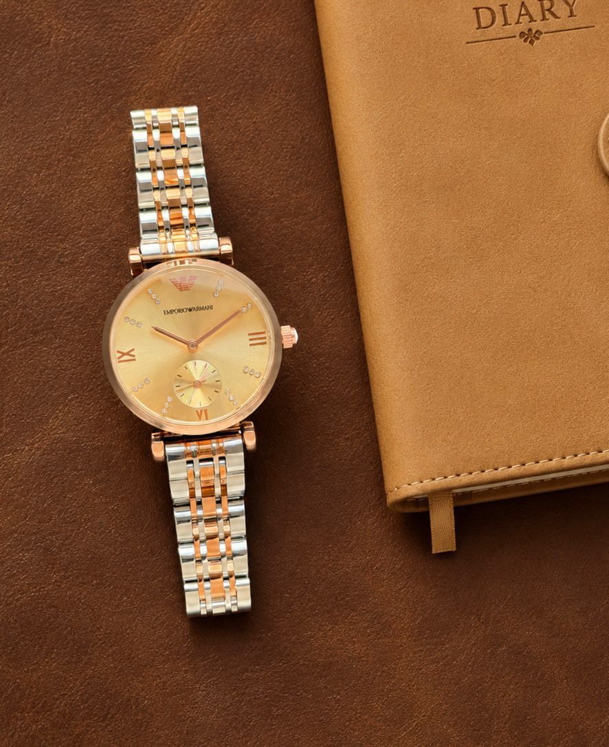 WhatsApp Image 2026-05-19 at 1.55.34 PM Emporio Armani Rose Gold Dial - Image 1