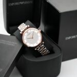 Emporio Armani Women's Rose Gold Diamond Dial - Image 3