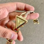 Guess Fame Gold Tone Triangle Dial - Image 4