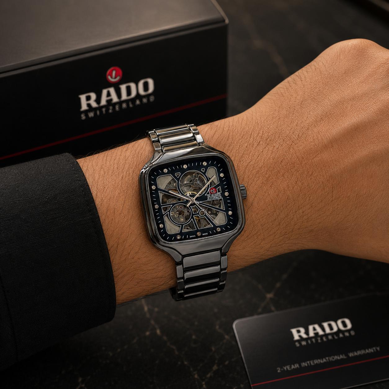 WhatsApp Image 2026-06-05 at 3.51.54 PM (2) Rado True Automatic Skeleton Black Edition - Image 1