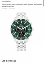 Tommy Hilfiger Green Dial Chronograph - Image 3