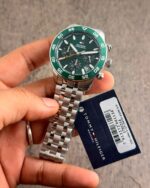 Tommy Hilfiger Green Dial Chronograph - Image 5