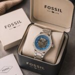Fossil Eevie Women's Skeleton Automatic