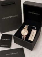 Emporio Armani Elegant White Dial - Image 2