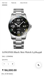 Longines Hydro Conquest Black Dial - Image 2