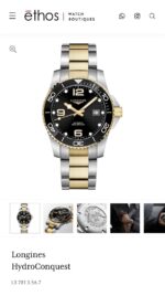 Longines Hydro Conquest Two-Tone Gold & Silver - Image 4