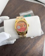 Rolex Day-Date Orange Dial - Image 2