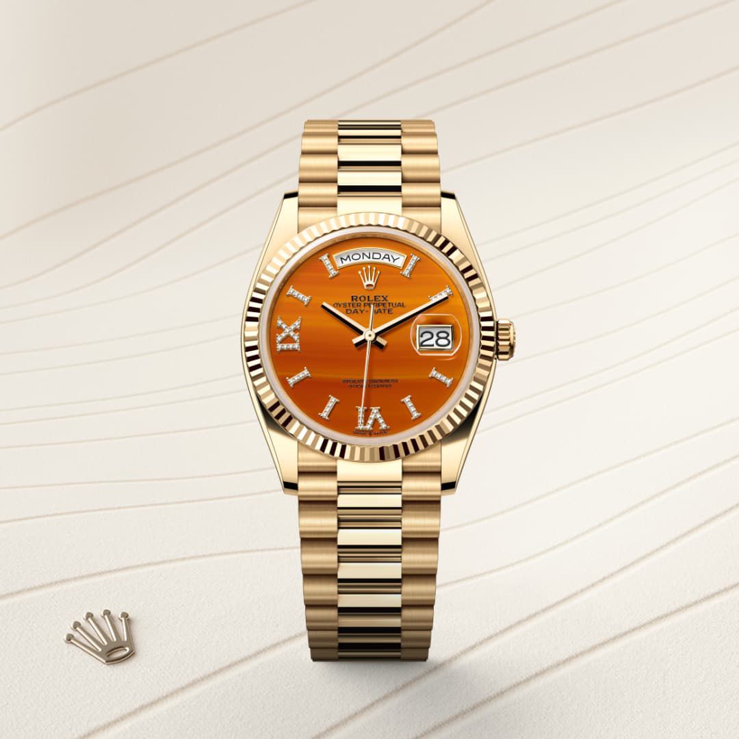 WhatsApp Image 2026-06-07 at 12.57.50 AM Rolex Day-Date Orange Dial - Image 1
