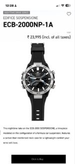 Casio Edifice Sospensione Digital - Image 2