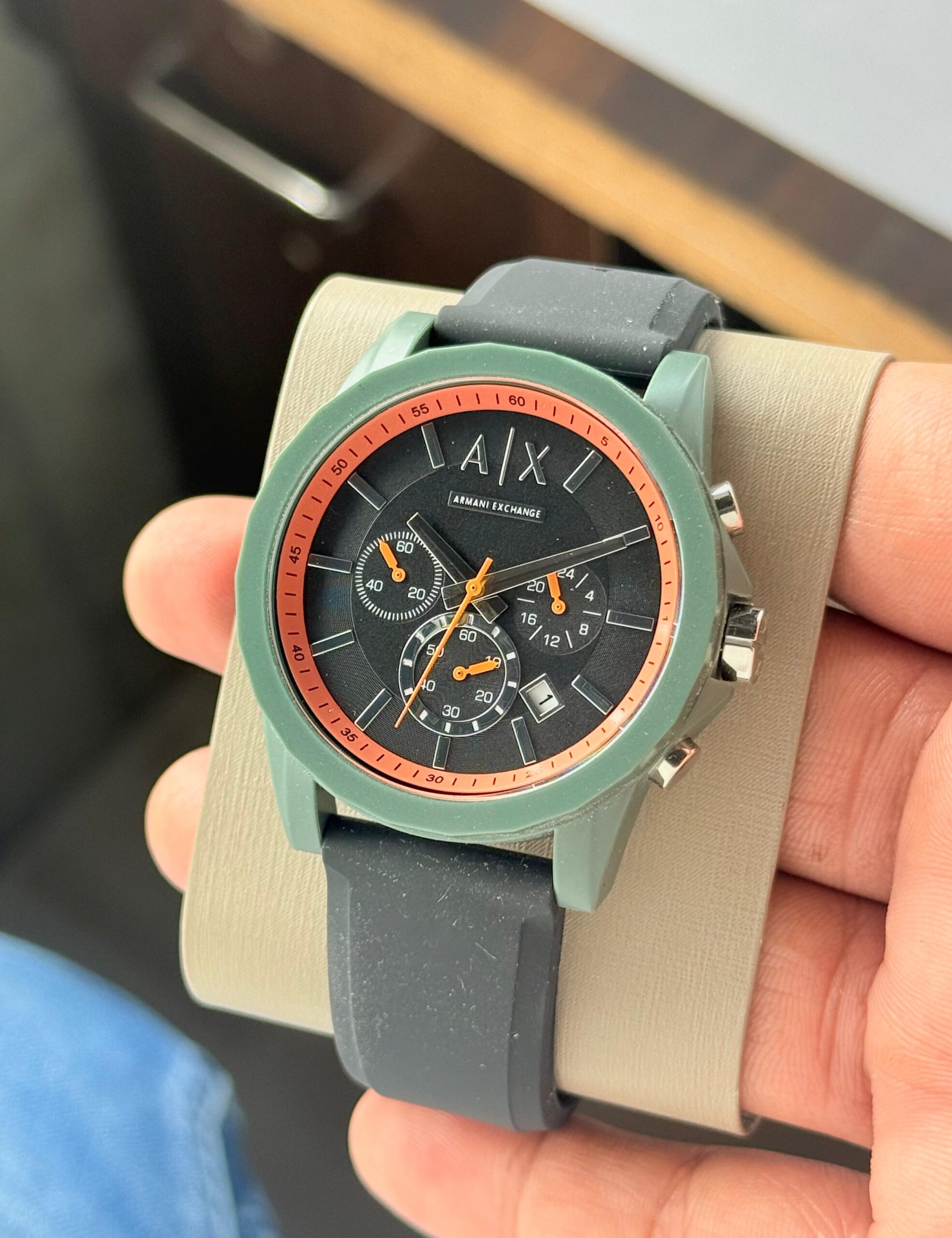 WhatsApp Image 2026-06-09 at 12.18.41 PM (1) Armani Exchange Outerbanks Chronograph - Image 1
