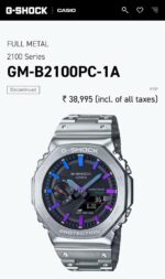 G SHOCK GM-B2100 Silver Edition - Image 2