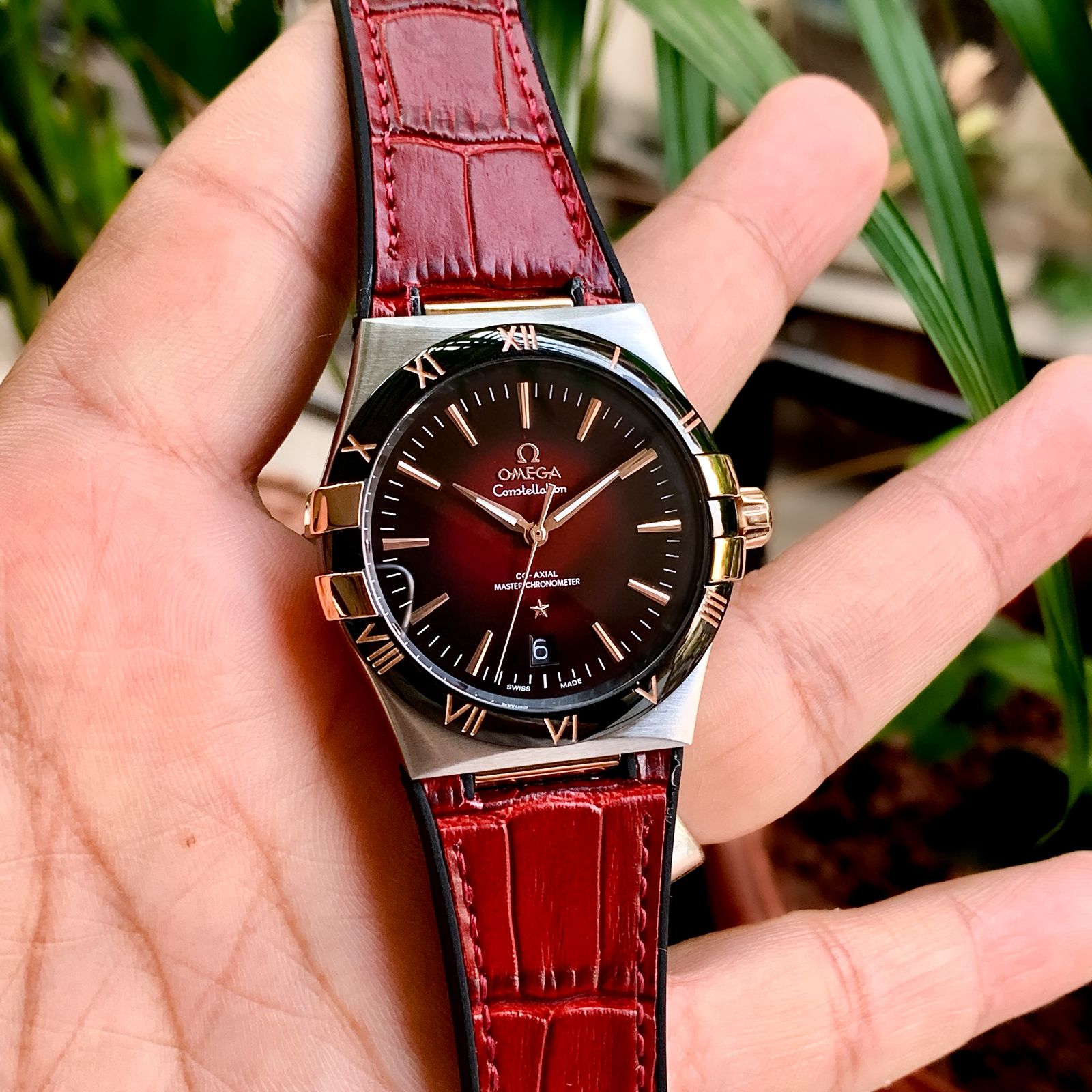 WhatsApp Image 2026-06-09 at 8.04.09 PM ✨ Omega Constellation Maroon Edition - Image 1