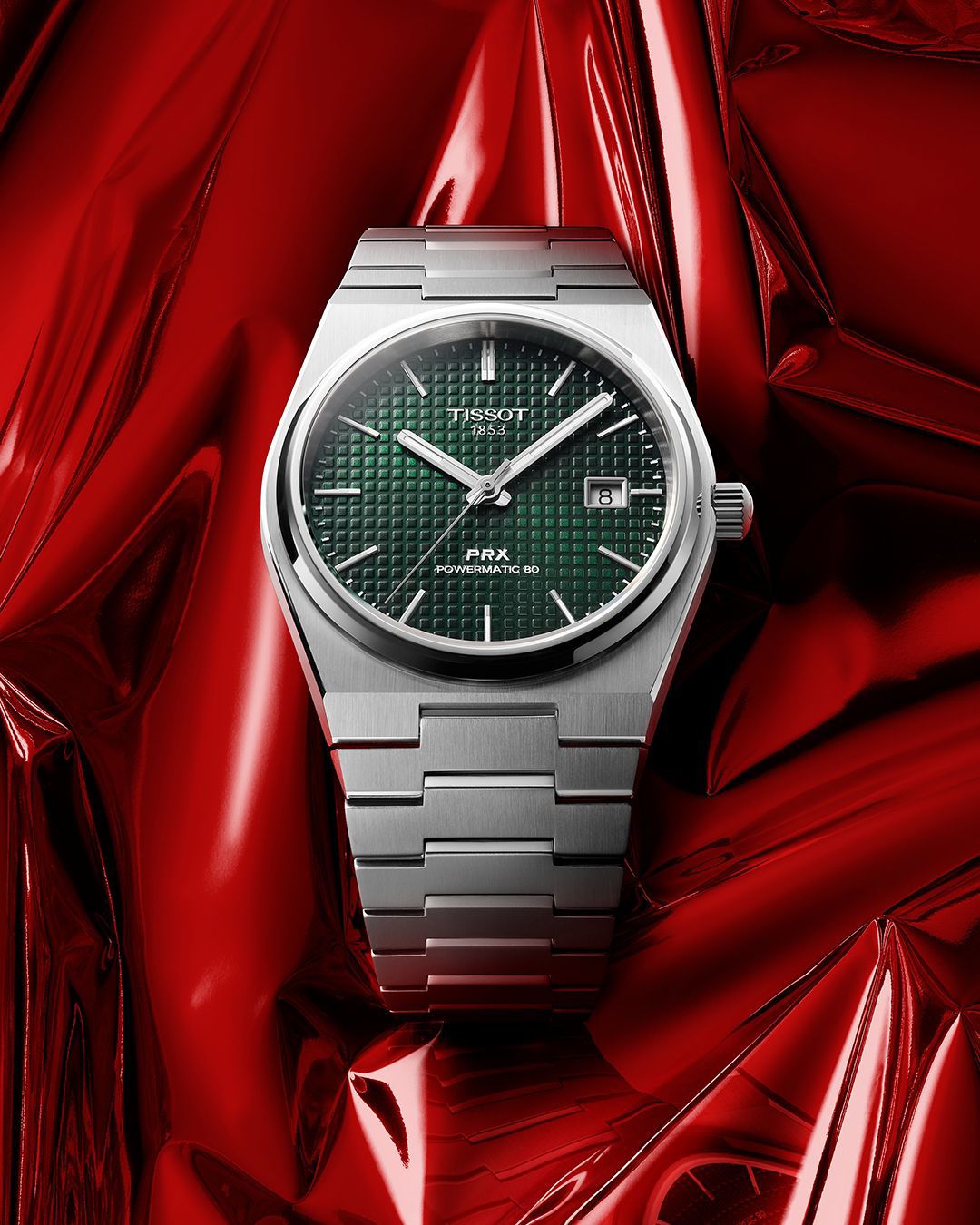 WhatsApp Image 2026-06-09 at 8.06.33 PM (1) Tissot PRX Automatic Electric Green Dial - Image 1