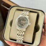 Fossil Curiosity Skeleton Automatic Silver Edition