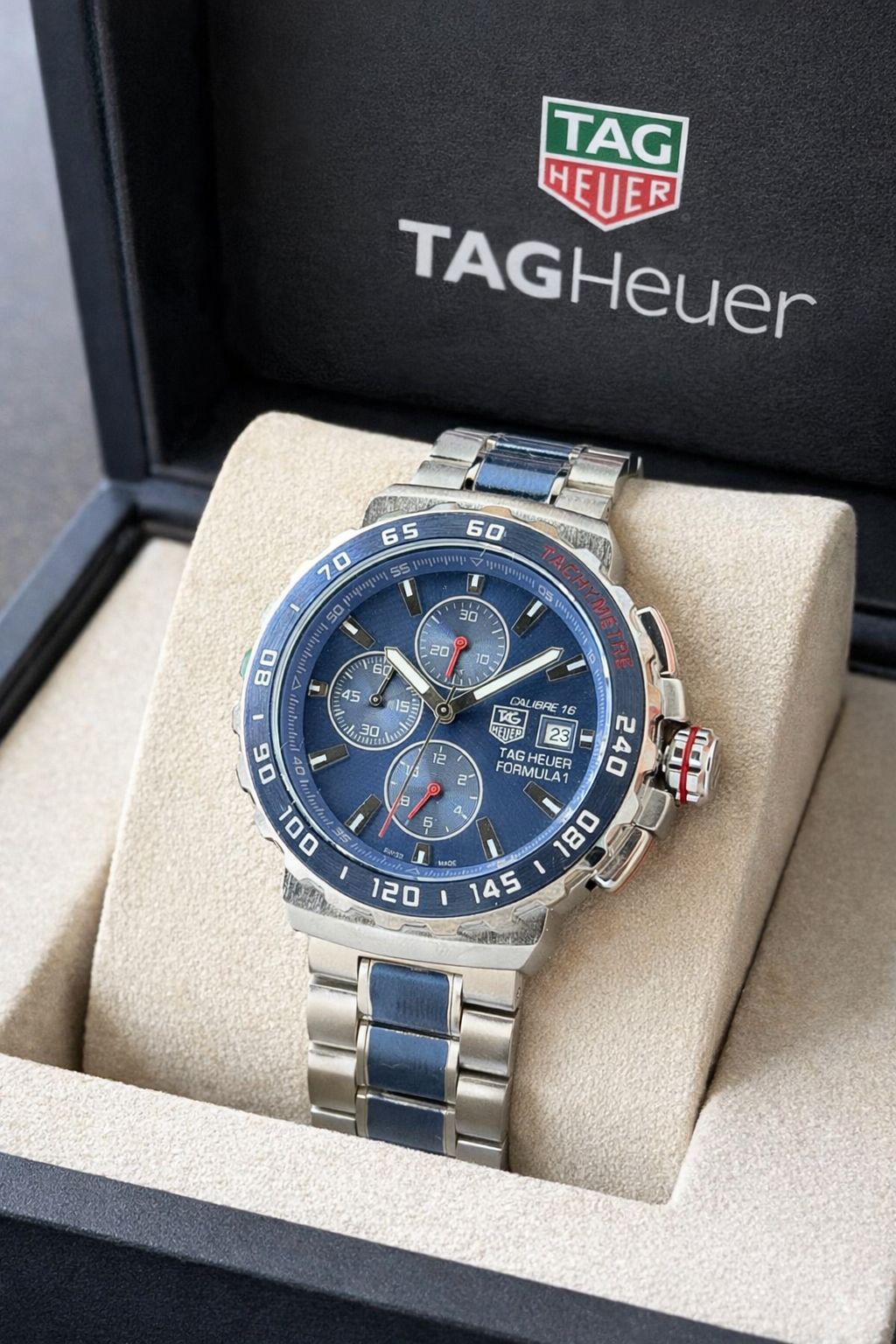 WhatsApp Image 2026-06-09 at 8.09.20 PM (1) TAG Heuer Formula 1 Blue Chronograph - Image 1