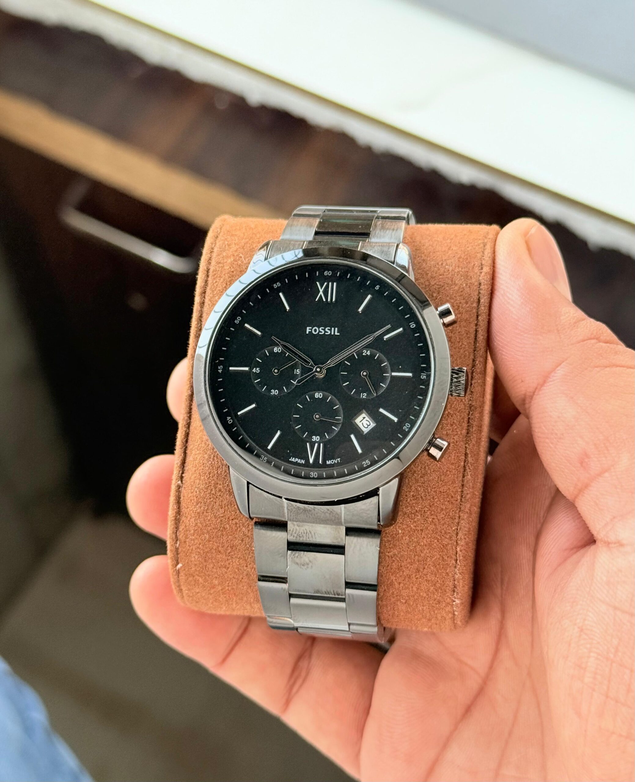 WhatsApp Image 2026-06-09 at 8.10.22 PM Fossil Neutra Chronograph Black Edition - Image 1