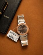BVLGARI Rose Gold & Black Diamond Dial - Image 2
