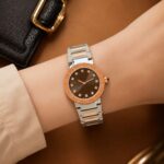 BVLGARI Rose Gold & Black Diamond Dial