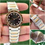 BVLGARI Rose Gold & Black Diamond Dial - Image 6