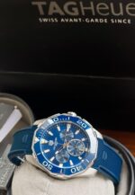 TAG Heuer Aquaracer Blue Dial Chronograph - Image 2