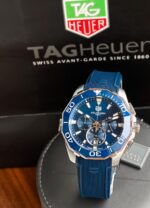 TAG Heuer Aquaracer Blue Dial Chronograph - Image 3