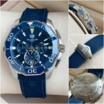 TAG Heuer Aquaracer Blue Dial Chronograph - Image 4