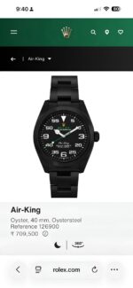 Rolex Air-King Black Dial - Image 3