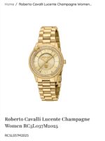 Roberto Cavalli Lucente Champagne Gold Dial - Image 3