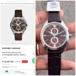 Emporio Armani AR11482 Brown Dial Chronograph - Image 5