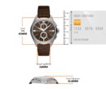 Emporio Armani AR11482 Brown Dial Chronograph - Image 7