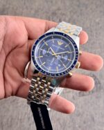 Emporio Armani AR6088 Blue Dial Chronograph - Image 5