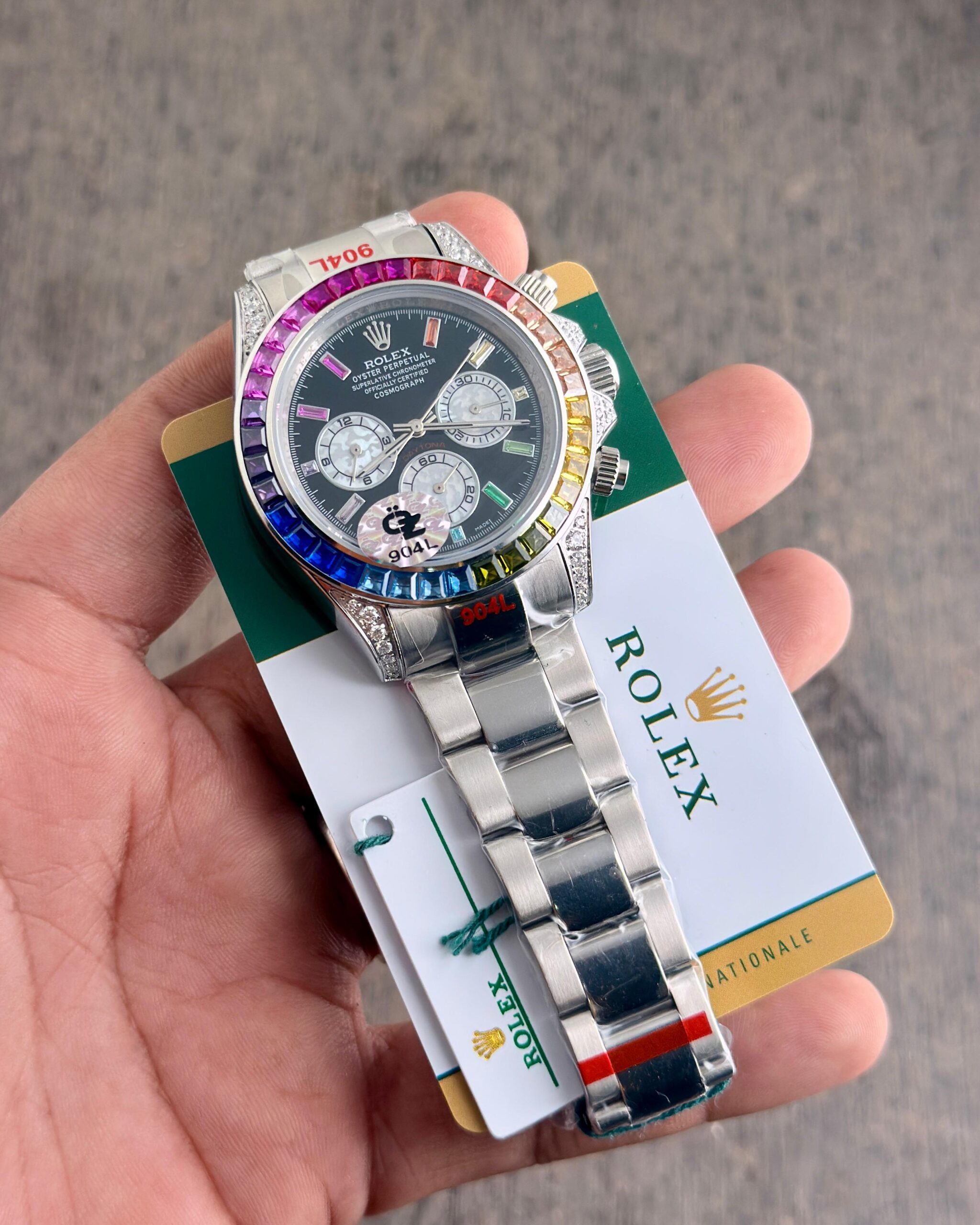 WhatsApp Image 2026-06-09 at 9.09.39 PM (2) ROLEX DAYTONA 126599RBOW RAINBOW - Image 1