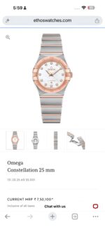 Omega Constellation Mother of Pearl Two-Tone - Image 2