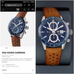 Tag Heuer Carrera Chronograph Blue Dial - Image 2