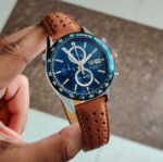 Tag Heuer Carrera Chronograph Blue Dial - Image 3