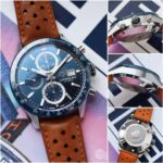 Tag Heuer Carrera Chronograph Blue Dial - Image 4