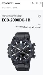 Casio Edifice World Time Chronograph - Image 6
