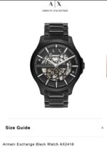 Armani exchange black phantom - Image 2