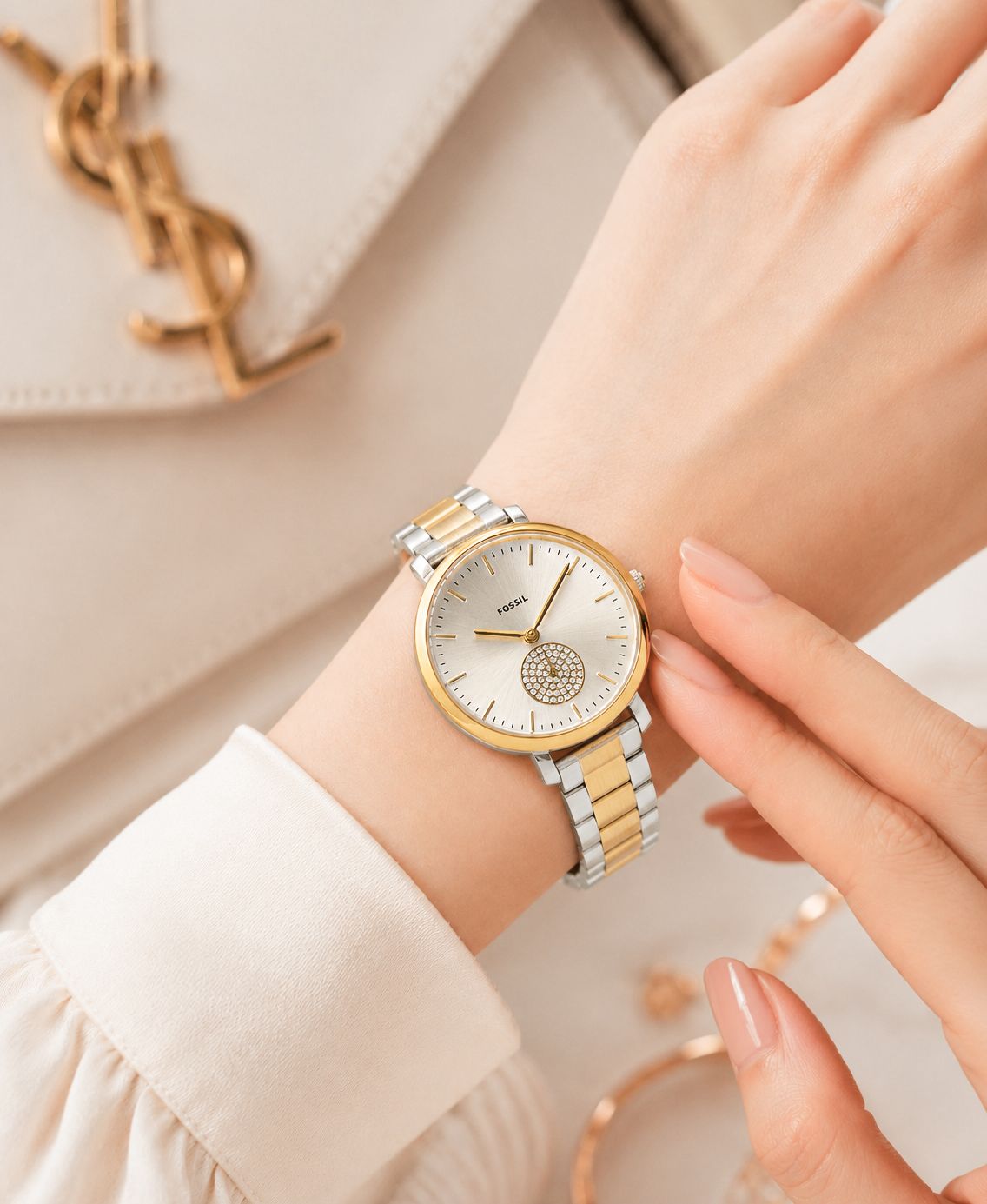 WhatsApp Image 2026-06-10 at 11.01.29 PM Fossil Gold-Tone Quartz - Image 1