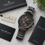 Maurice Lacroix Black & Rose Gold Chronograph - Image 3