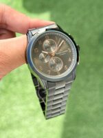 Maurice Lacroix Black & Rose Gold Chronograph - Image 4