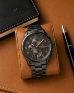 Maurice Lacroix Black & Rose Gold Chronograph