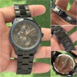 Maurice Lacroix Black & Rose Gold Chronograph - Image 5