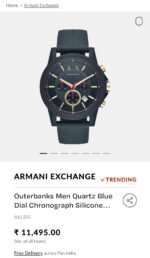 Armani Exchange Dark Grey Edition - Image 3