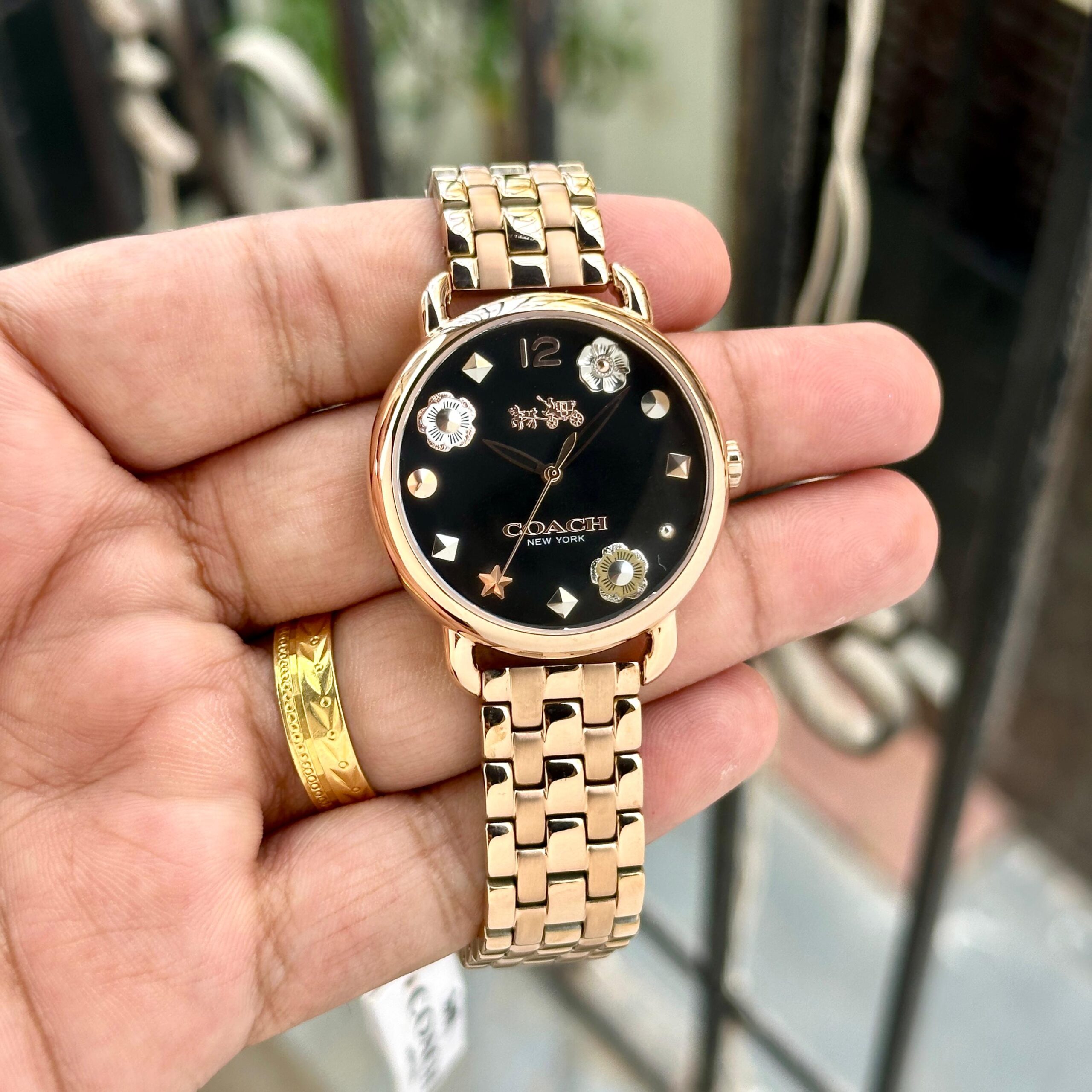 WhatsApp Image 2026-06-10 at 4.19.25 PM Coach Delancey Rose Gold Black Edition - Image 1