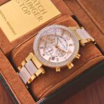 Michael Kors Pink Ceramic Rose Gold Chronograph - Image 2