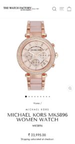 Michael Kors MK5896 Pink Dial - Image 4